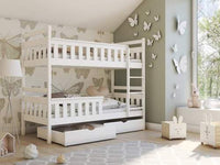 Tezo Wooden Bunk Bed with Storage