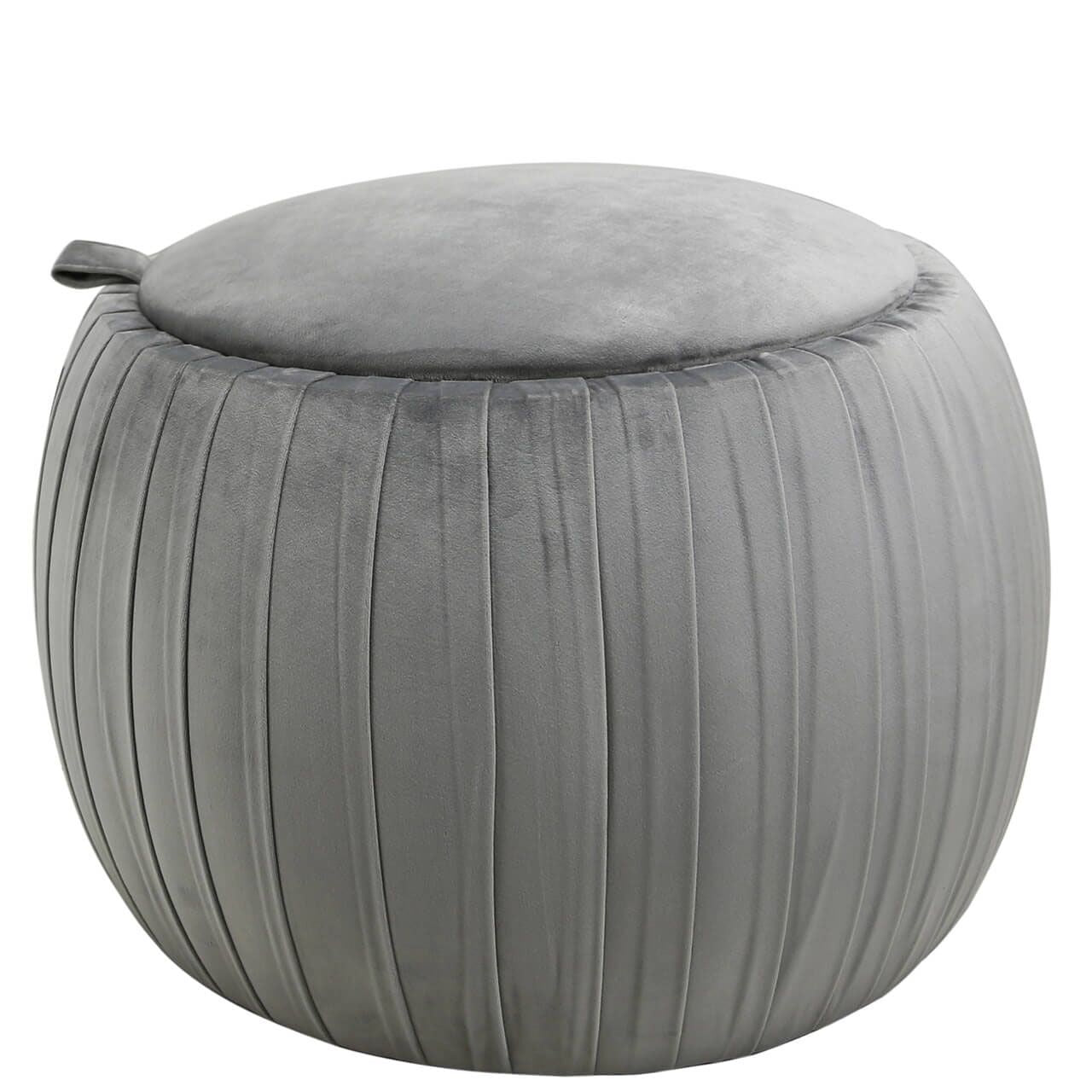 Grey/Pink/Blue Round Storage Stool