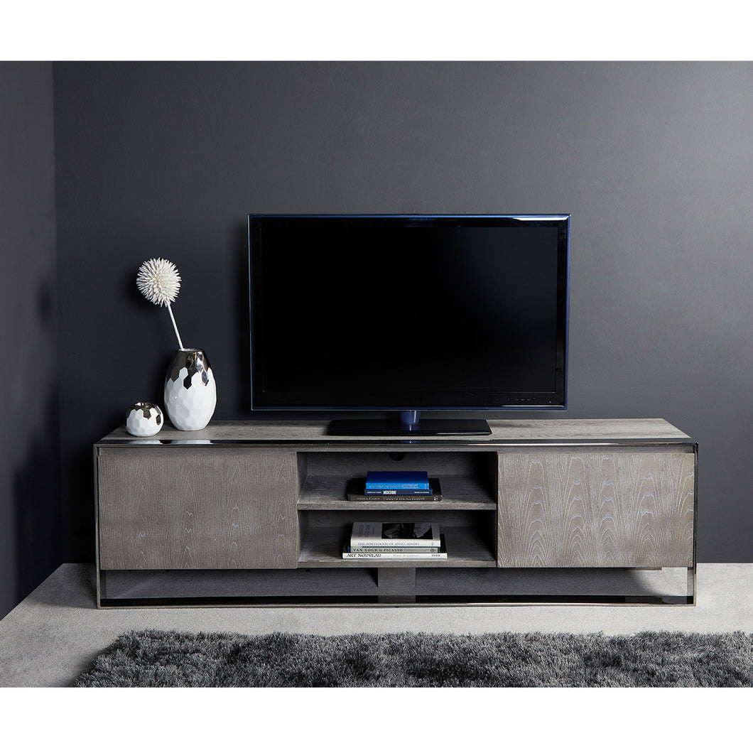 Kelton 2 Door Grey Entertainment Unit