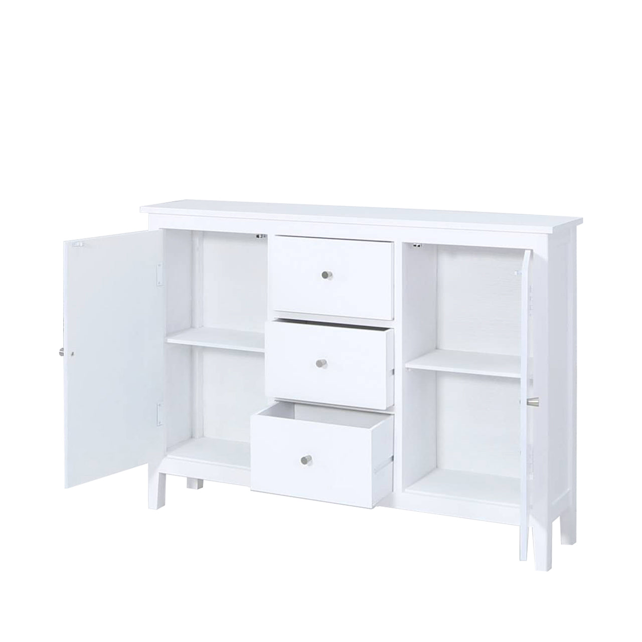 Boston White 2 Door 3 Drawer Sideboard
