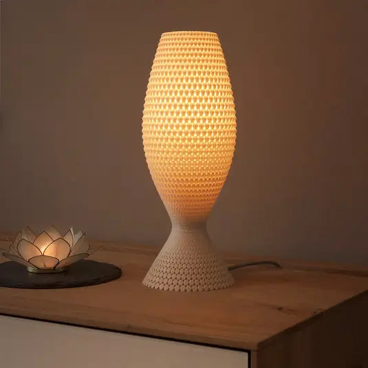 Wicker Table Lamp