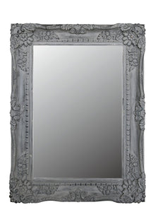 Floral Beige Wall Mirror