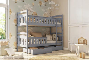 Harry Wooden Bunk Bed  with Storage