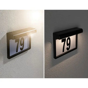 Door Number Solar Light