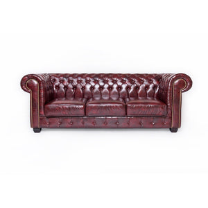 Leather Chesterfield Sofa Suite