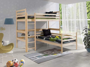 Wooden Loft Bunk Bed Double