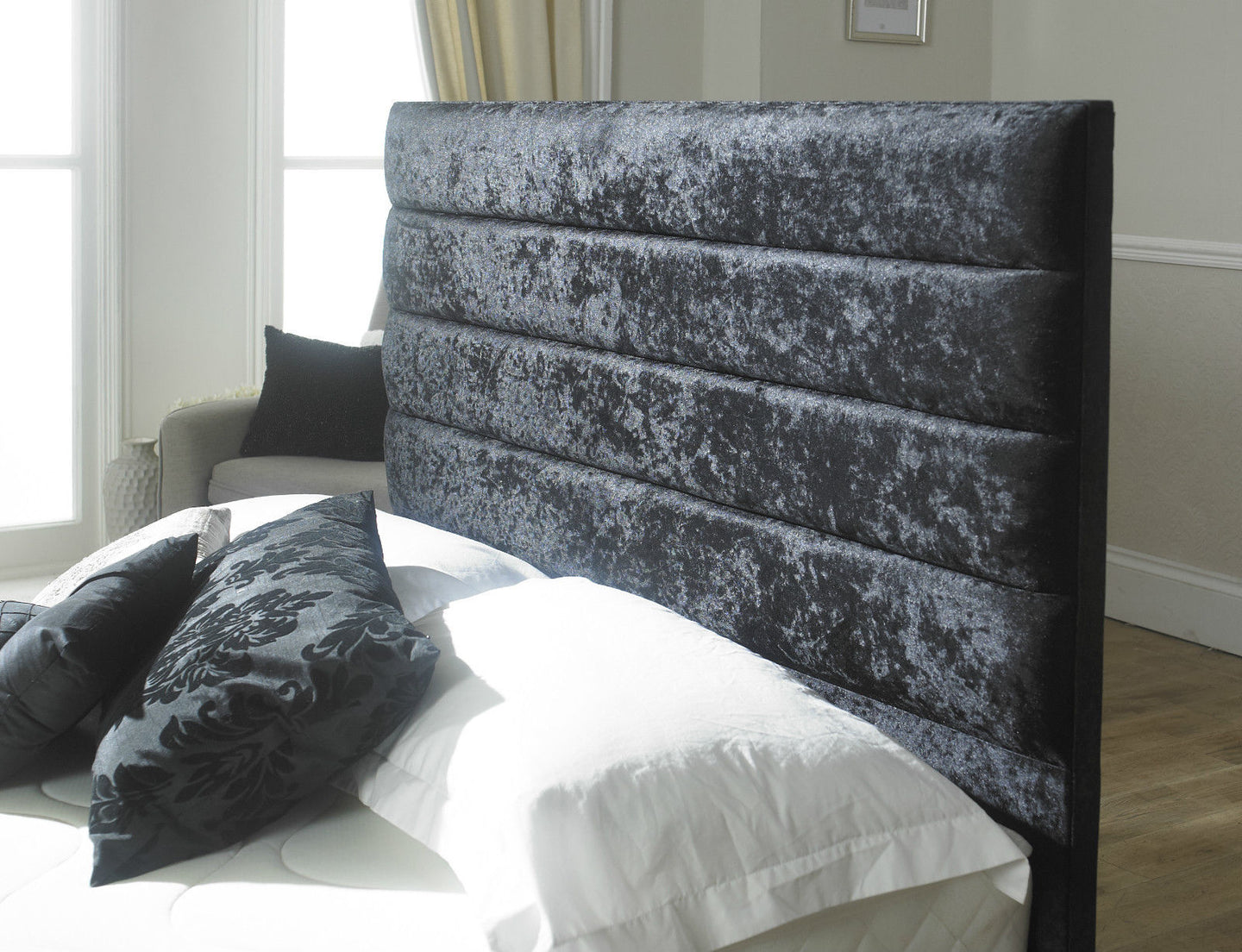 Luxe Velvet Bed (Pay Weekly)