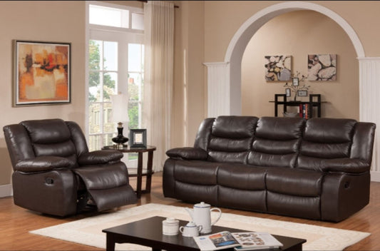 Navona Leather Recliner Sofa