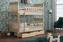 Oliver Wooden Bunk Bed with Storage
