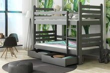 Patryk Wooden Bunk Bed  with Storage
